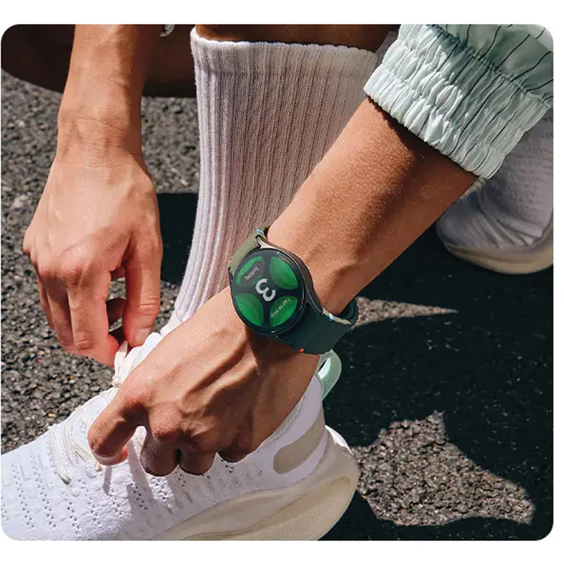 ساعت هوشمند سامسونگ مدل Galaxy Watch 7 44mm دارای قابلیت های کنترل موسیقی (Music Player) بند پلاستیک - تصویر 7